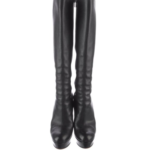 Christian Louboutin Bianca Botta leather platform boot - Picture 5 of 9